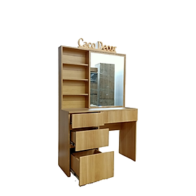 Mua BÀN TRANG ĐIỂM GỖ MDF MELAMINE MÀU VÀNG VÂN GỖ CAO CẤP