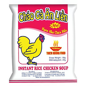 Cháo gà ăn liền Vị Hương thùng 50 gói (47gr/gói)