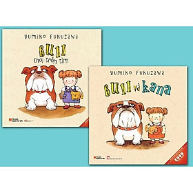 [Download Sách] Combo 2 cuốn Ehon Nhật Bản: Bull chơi trốn tìm, Bull và Kana dành cho bé 3-6 tuổi