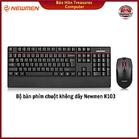 Combo Bàn Phím Chuột Không Dây 2.4GHz Dùng Văn Phòng Newmen K103