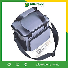 Túi Đựng Hộp Cơm Giữ Nhiệt Grepaco Nóng Lạnh Nhiều Ngăn Đựng Đồ Thức Ăn Văn Phòng, Du Lịch – Vải Bố Canvas, Kích Thước Size To (Cỡ Lớn), Kiểu Giỏ Xách Và Quai Đeo Vai Thời Trang Nam Nữ - Tặng Túi Đựng Muỗng Nĩa - Hàng Chính Hãng