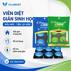 Bộ 6 Viên Mồi Diệt Gián – Hỗ Trợ Kiểm Soát Gián Trong Nhà Bếp, Phòng Ở Và Khu Vực Gia Đình - 1 hộp