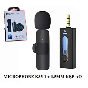 MICROPHONE KẸP ÁO KHÔNG DÂY 1 MICRO K35-1 - HN