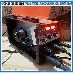 MÁY HÀN 2 CHẾ ĐỘ ARC/ MIG KHÔNG DÙNG KHÍ KADUSUN MÁY HÀN ĐIỆN TỬ ĐA CHỨC NĂNG- TẶNG KÈM CUỘN DÂY HÀN- HÀNG CHUYÊN DỤNG