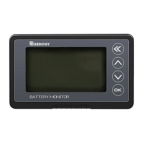 Thiết bị giám sát pin, có màn hình hiển thị - Battery Monitor 500A của Renogy - thương hiệu Mỹ
