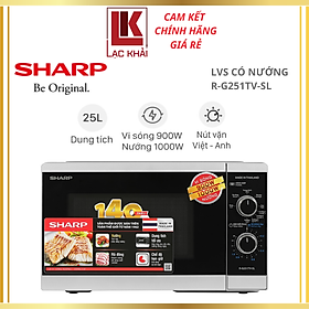 Mua Lò vi sóng có nướng Sharp R-G251TV-SL 25 lít - Hàng chính hãng - Bảo hành 12 tháng