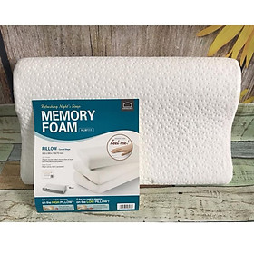 Gối Memory Foam 50D Hình Cong Lock&Lock HLW111 (50 x 30 cm) - Trắng