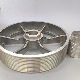 Mua Bu ly máy cắt sắt chạy dây curoa dùng chổi than có ngoàn