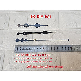 Mua Máy Đồng Hồ Treo Tường KIM TRÔI Cao Cấp TEKKEN + Bộ Kim HOA VĂN / Kim ĐẠI + Pin Maxell + Bảo Hành 1 Năm
