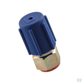 2x R-12 to R-134a Retrofit Conversion Adapter Fitting 1/4