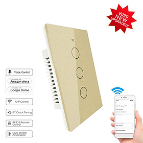 Công tắc cảm ứng thông minh Wi-Fi điều khiển bằng app