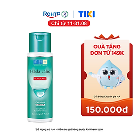 Dung dịch dưỡng ẩm Hada Labo Acne Care Calming Lotion dành cho da dầu mụn, da nhạy cảm 170ml