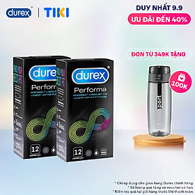 Combo 2 Bao cao su Durex Performa 12 bao 