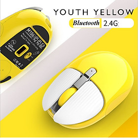 Mua Chuột Không Dây Bluetooth + 2.4gb hai chế độ sạc điện
