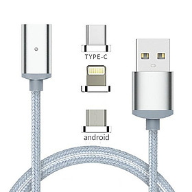 Mua Cáp sạc đa năng nam châm từ tính 3 đầu ADROID - IOS - TYPE C