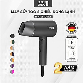 Máy sấy tóc Lebenlang LBH3088 (2100W) của Đức, kiểu gấp gọn, chống xơ rối tóc - hàng chính hãng