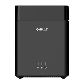 Hình ảnh Hộp Đựng Ổ Cứng HDD 2 Khay Orico 3.5'' USB 3.0 DS200U3  - Hàng Chính Hãng