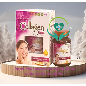 ￼Viên đẹp da Collagen Nano Q10 ,hộp 30 viên ,Giúp đẹp da, căng da, ngừa lão hóa, sạm, nám, cung cấp dưỡng chất cho da