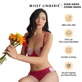 Áo Ngực Cúp Ngang Phối Viền Ren  Miley Lingerie BRM04202