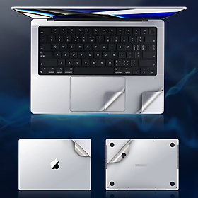 Mua Bộ Dán 5in1 dành cho Macbook Pro 14 inch M1 Pro 2021 / Model A2442 - Hàng Chính Hãng JRC