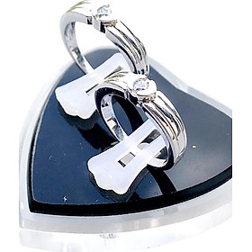 Nhẫn Đôi Bạc ND1067 Mini