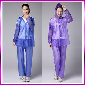 Mua Áo mưa bộ ni lông cao cấp trong suốt