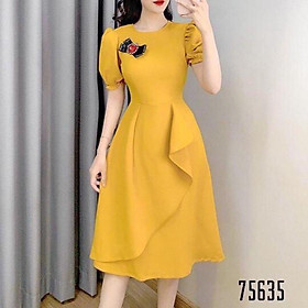 Đầm dự tiệc đính hoa