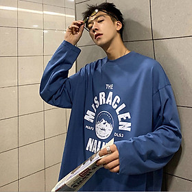 Áo thun tay dài form rộng unisex - áo sweater Naliee