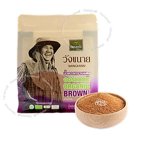 Đường Mật Mía Thô Nâu Hữu Cơ Wangkanai – Organic Natural Brown Cane Sugar 500g