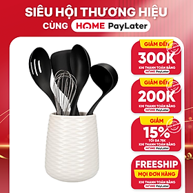 KitchenAid - Bộ dụng cụ nhà bếp màu đen - 6 món