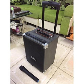 Mua GIAO NHANH HCM - Loa Kéo Karaoke Bluetooth Kiomic Q8 Pro Tặng Micro Không Dây