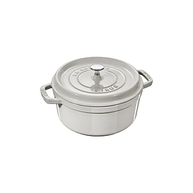 Nồi Gang STAUB Tròn Màu Nấm Trắng - 20/22/24/26 cm