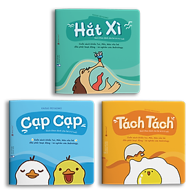 Sách Ehon - Combo 3 cuốn Thật bất ngờ - Dành cho trẻ từ 0 - 2 tuổi