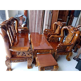 Mua salon gỗ tràm bông vàng tay 8