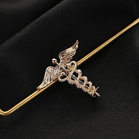 Mens Angel Wings Suit Brooch Badge Pins Collar Lapel Corsage