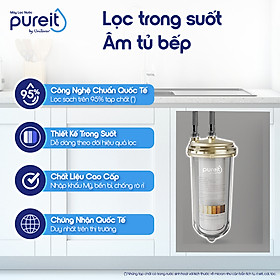 NEW Lọc Thô Trong Suốt Âm Tủ Bếp Pureit, Hàng chính hãng