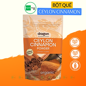 Bột quế Ceylon hữu cơ 150gr - Dragon  Superfoods