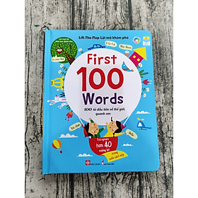 Hình ảnh Lift - The - Flap - Lật Mở Khám Phá - First 100 Word - 100 Từ Đầu Tiên Về Thế Giới Quanh Em