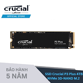 Mua SSD CRUCIAL P3 Plus Gen 4 NVMe 4000GB - CT4000P3PSSD8 - Hàng chính hãng