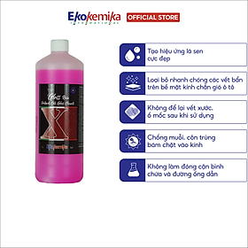Nước Rửa Kính ô Tô Xuất Xứ Italy Xglass Thương Hiệu Ekokemika Hương Cherry - (1l) - Hàng Chính Hãng