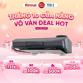 Mua Máy hút mùi 70cm Rinnai RI-H7(Vt-G) ống thoát 161W - Hàng chính hãng.