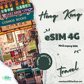 Hình ảnh eSim 4G du lịch Hong Kong [Giá rẻ - Hỗ trợ 24/7