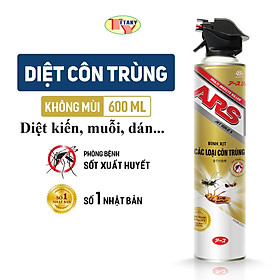 Thuốc diệt muỗi, kiến, dán ARS FTAKY cao cấp không mùi 600ML,  HÀNG NHẬP KHẨU