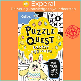 Sách - Easter Eggscape - Solve More Than 100 Puzzles in This Adventure Story f by Kia Marie Hunt (UK edition, paperback)