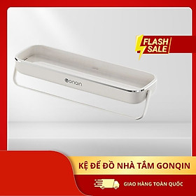 Mua Kệ Đề Đồ Nhà Tắm GonQin- Kệ Đa Năng Tích Hợp Để Đồ Treo Khăn Giúp Không Gian Nhà Tắm Gọn Gàng