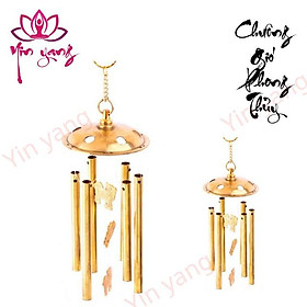 Chuông Gió Phong Thủy Chất Liệu Đồng - Đường Kính Treo 6cm cao cấp, chất lượng