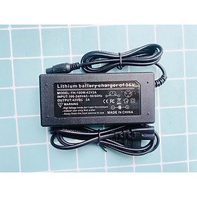 Sạc 42V 2A, Sạc Xe Cân Bằng 2 Bánh, Xe Drif 36V,Đầu Tròn 3 Chấu