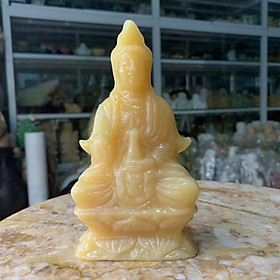Mua Tượng Phật Quan Âm Đá Ngọc Hoàng Long - cao 16cm