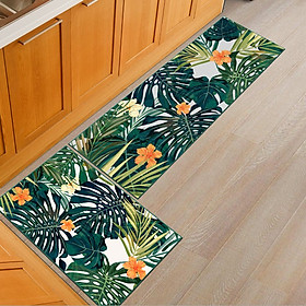 Mua Thảm đôi bếp Thảm trang trí Bếp Nhung Nỉ Gồm 2 Thảm - Mẫu 09