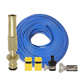 Mua Bộ dây vòi xịt nước rửa xe tưới cây loại 20m 206587  đầu đồng cút nối đen+đai